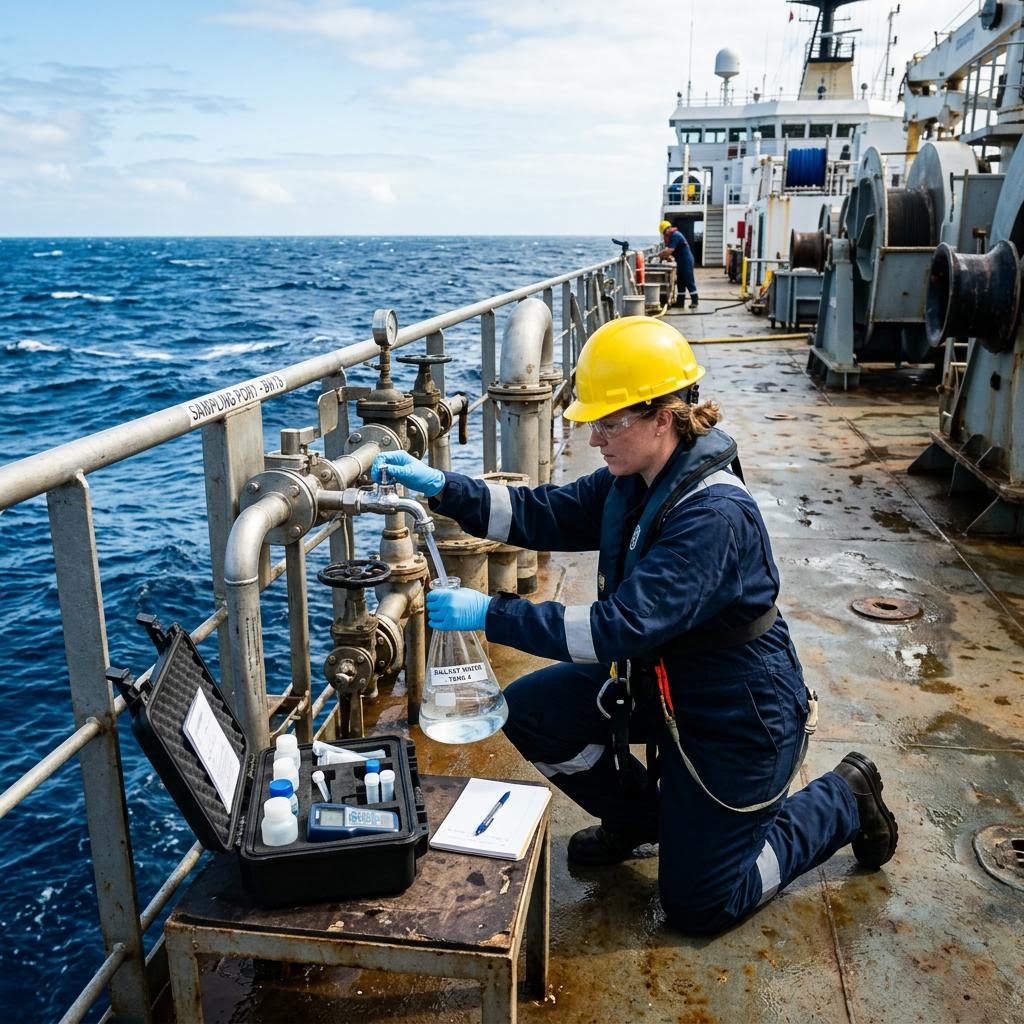 Coordinating Ballast Water Sampling During a Port Call